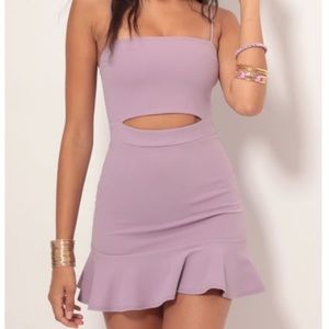 purple mini dress NEVER WORN